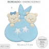 Термозаплатка с вышивкой Мишки 10*11 см 5143-7