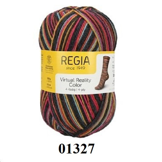 Пряжа носочная Virtual Reality Color Regia 01327 Пряжа носочная Virtual Reality Color Regia 01327