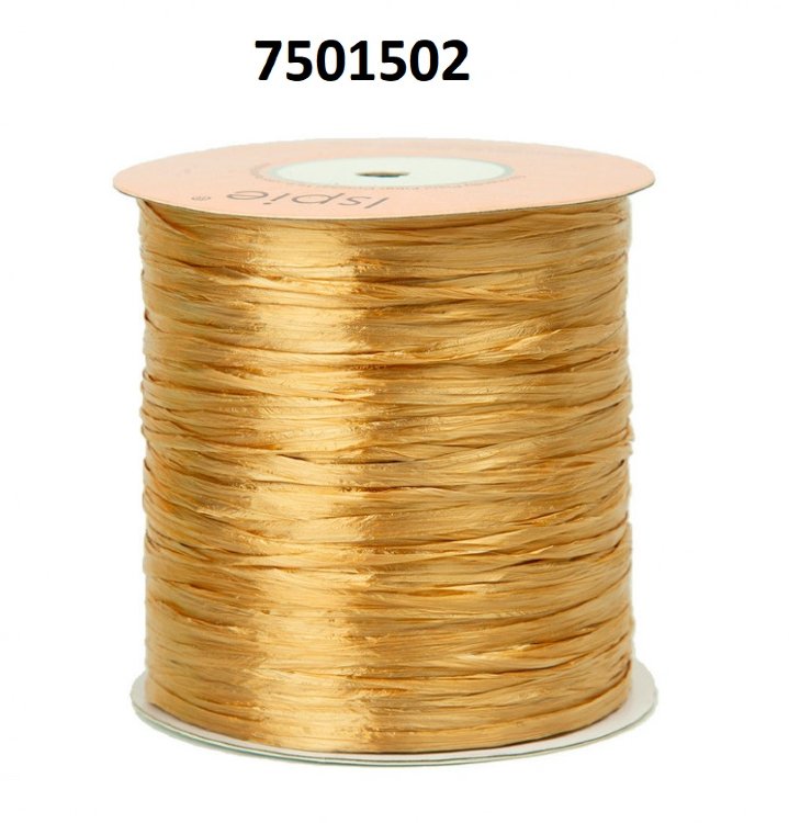 Рафия ISPIE 250 м, цвет 7501502-215B Gold 02 золото Рафия ISPIE 250 м, цвет 7501502-215B Gold 02 золото