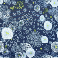 Ткань плащевая Dewspo Milky 148 см FANTASTIC DREAM blue рулон 100 м