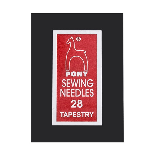 Иглы ручные гобеленовые Tapestry с золотым ушком № 28, 25 шт. PONY 05167 Иглы ручные гобеленовые Tapestry с золотым ушком № 28, 25 шт. PONY 05167
