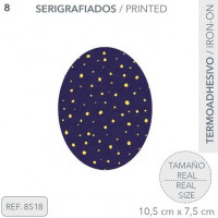 Термозаплатка тканевая 10,5*7,5 см 8518-8