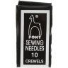 04160 Иглы для вышивания и шитья Crewels № 10 25 шт PONY