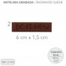Термозаплатка замшевая 6*1,5 см 514.8-2