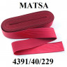 Резинка-пояс 40 мм цвет малиновый MATSA 4391/40/229
