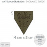 Термозаплатка замшевая 4*5 см 514.5-5 Термозаплатка замшевая 4*5 см 514.5-5