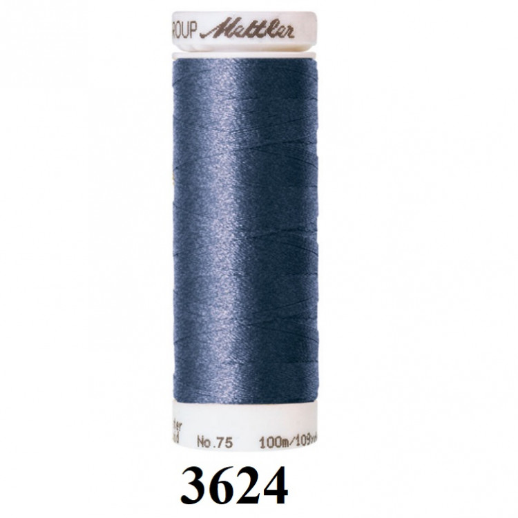 Нить джинс METTLER DENIM DOC № 75 100 м цвет 3624 Нить джинс METTLER DENIM DOC № 75 100 м цвет 3624