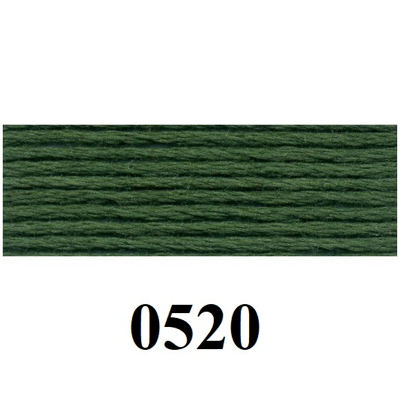 Нитки мулине DMC 117 хлопок 8 м цвет 520 Нитки мулине DMC 117 хлопок 8 м цвет 520