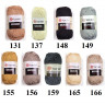 Пряжа YarnArt Macrame 3 мм 130 м цвет кремовый 131