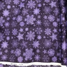 Ткань плащевая 145 см Дюспо 240Т Milky Снежинки фиолетовые Ткань плащевая 145 см Дюспо 240Т Milky Снежинки фиолетовые