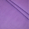 Бязь 150 см Горошек 3 мм на т/сиреневом 7056/12