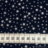 Ткань хлопок 135 см Звездочки с серебром на синем Ткань хлопок 135 см Звездочки с серебром на синем
